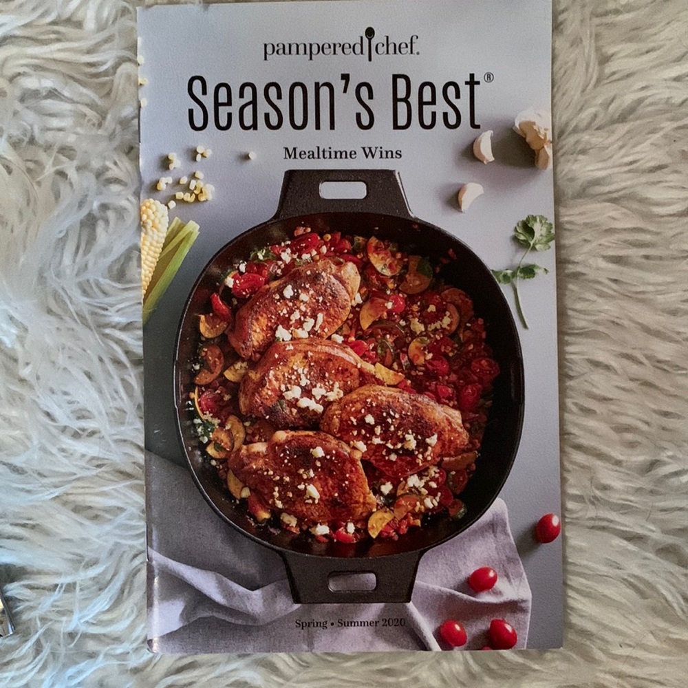 NIP Pampered Chef Seasons Best Cookbook Spring/summer 2020